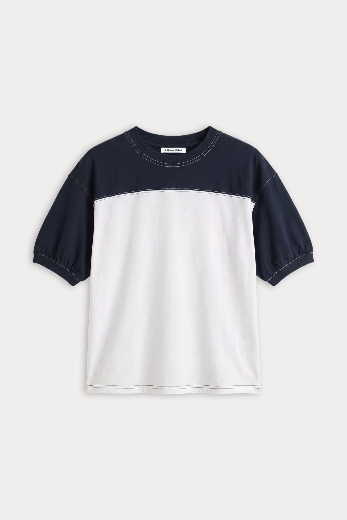 Luxury THE COLORBLOCK GYM TEE NAVY WITH CHALK